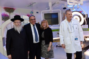 Ministro da Saúde de Israel, Ya’akov Litzman, Prof. Zeev Rotstein, Ellen Hershkin, Dr. Ofer Gofrit