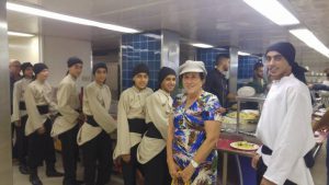 Debke Dancers with Barbara Sofer at Iftar Event